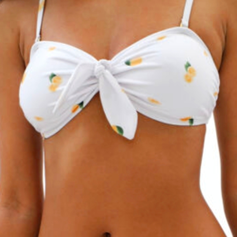 Aeropostale Lemon Bikini Top ONLY
